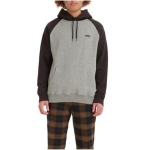 Levi's Men's Relaxed Fit Hoodie Pullover Sweatshirt, Gray Black, Size S, NWT